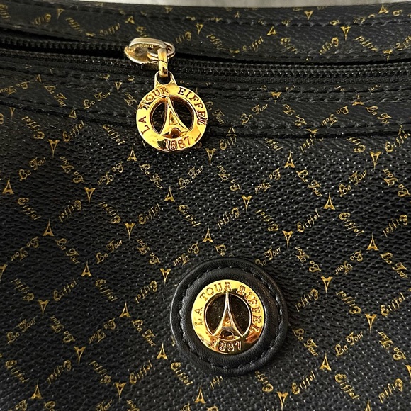 La Tour Eiffel Paris Signature Logo Coated Canvas - Picture 6 of 16